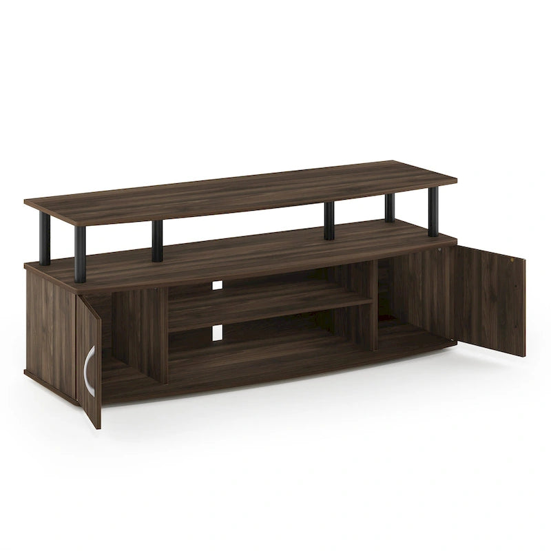 Mueble grande de entretenimiento. Soporta televisores de hasta 55 pulgadas.