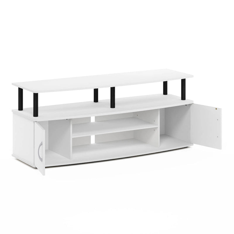 Mueble grande de entretenimiento. Soporta televisores de hasta 55 pulgadas.