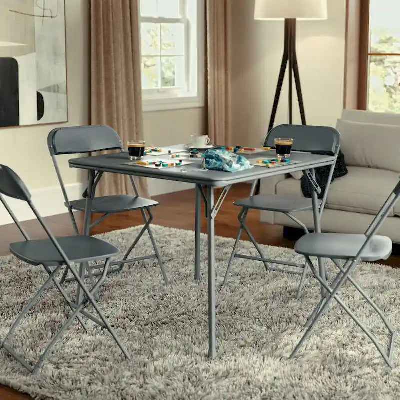 Mesa plegable de vinilo para cartas