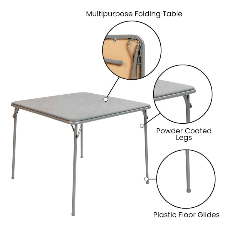 Mesa plegable de vinilo para cartas