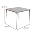 Mesa plegable de vinilo para cartas