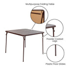 Mesa plegable de vinilo para cartas