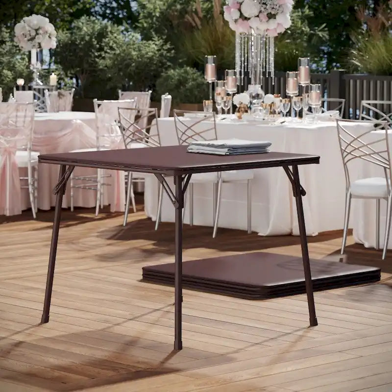 Mesa plegable de vinilo para cartas