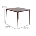 Mesa plegable de vinilo para cartas