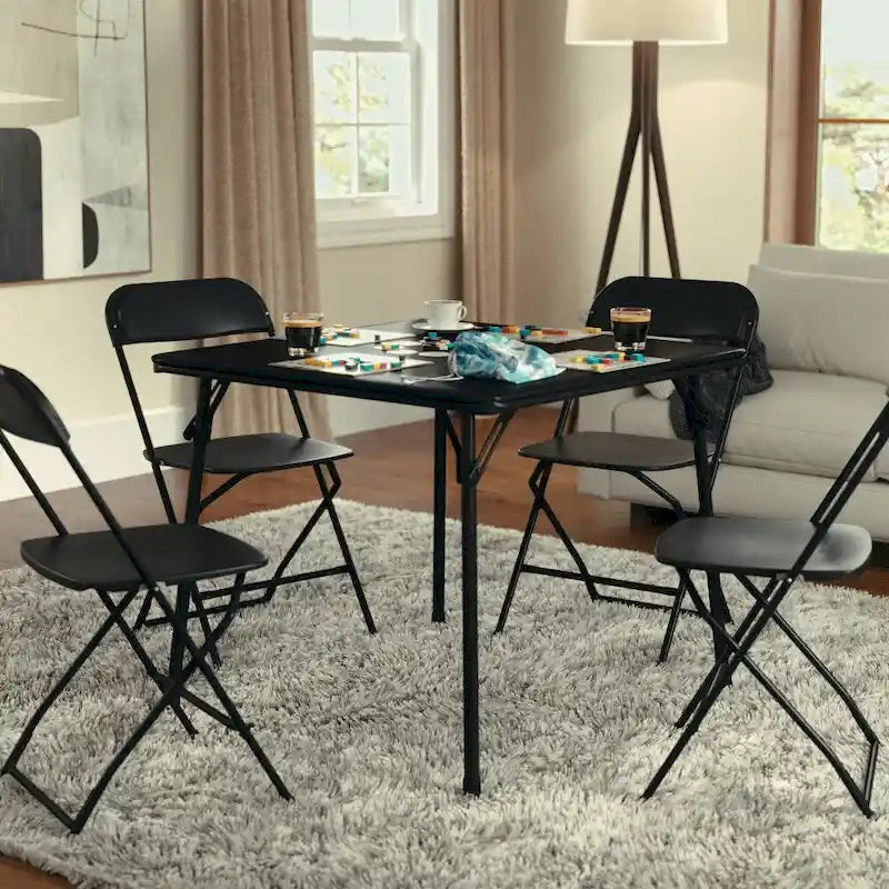 Mesa plegable de vinilo para cartas