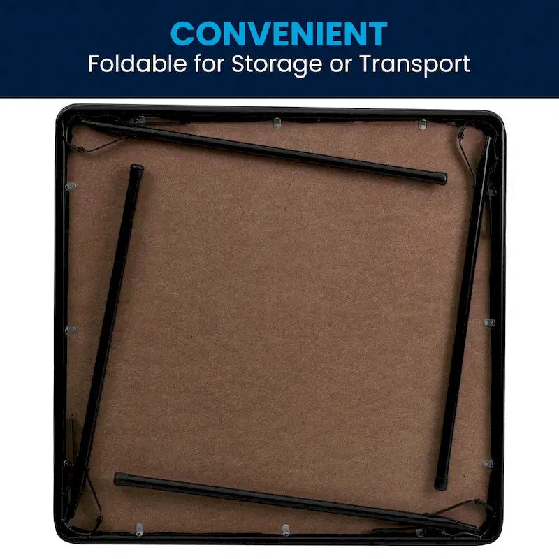 Mesa plegable de vinilo para cartas