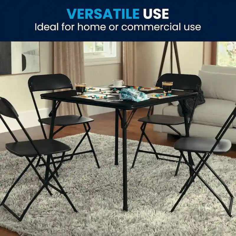 Mesa plegable de vinilo para cartas