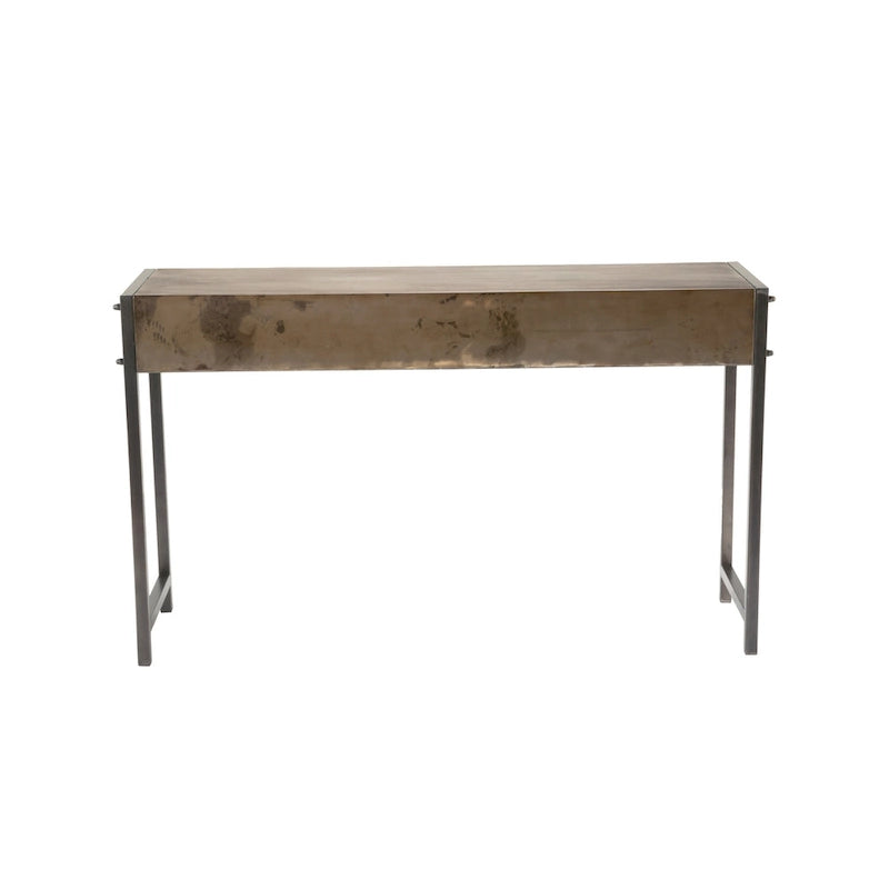 Mesa Consola de Metal Bronce