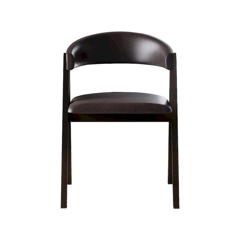 Sillas de comedor transicionales en forma de V (paquete de 4)