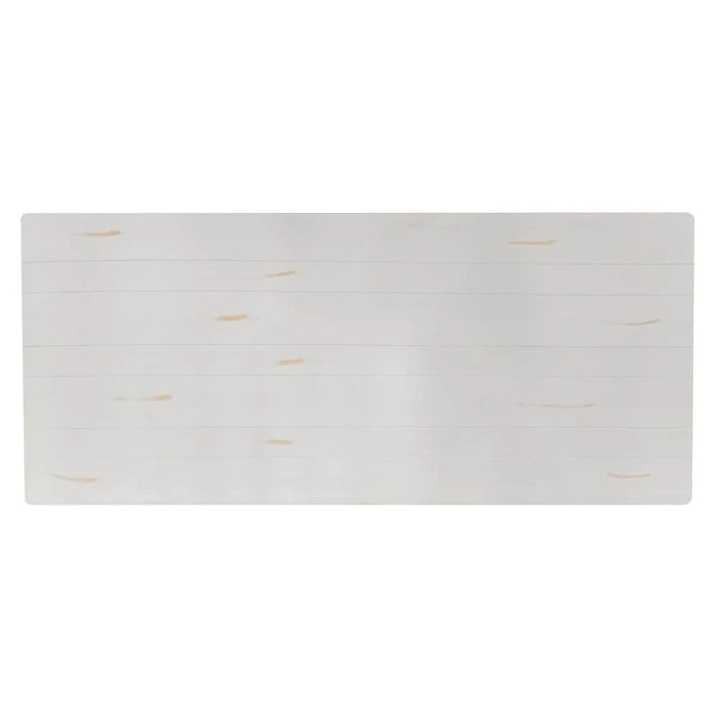 Mesa de comedor plegable rectangular rústica antigua de pino macizo de 7' x 40