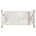 Mesa de comedor plegable rectangular rústica antigua de pino macizo de 7' x 40
