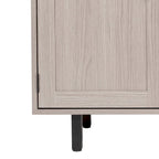 Aparador y mueble bar con almacenamiento abierto y cerrado