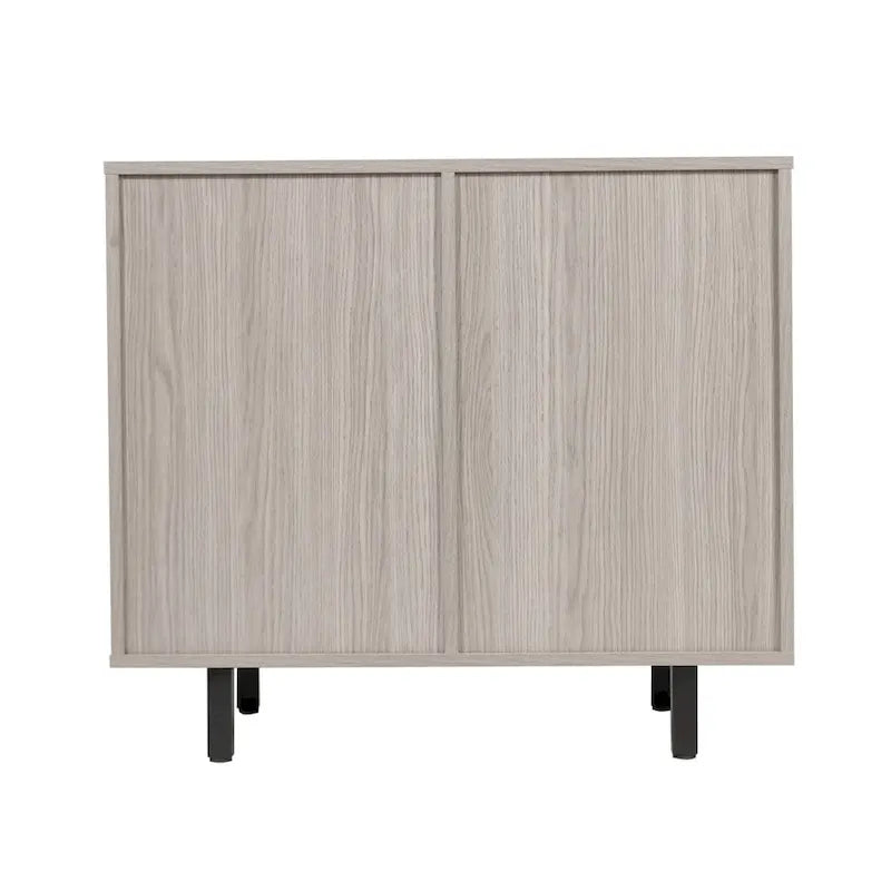 Aparador y mueble bar con almacenamiento abierto y cerrado