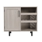 Aparador y mueble bar con almacenamiento abierto y cerrado