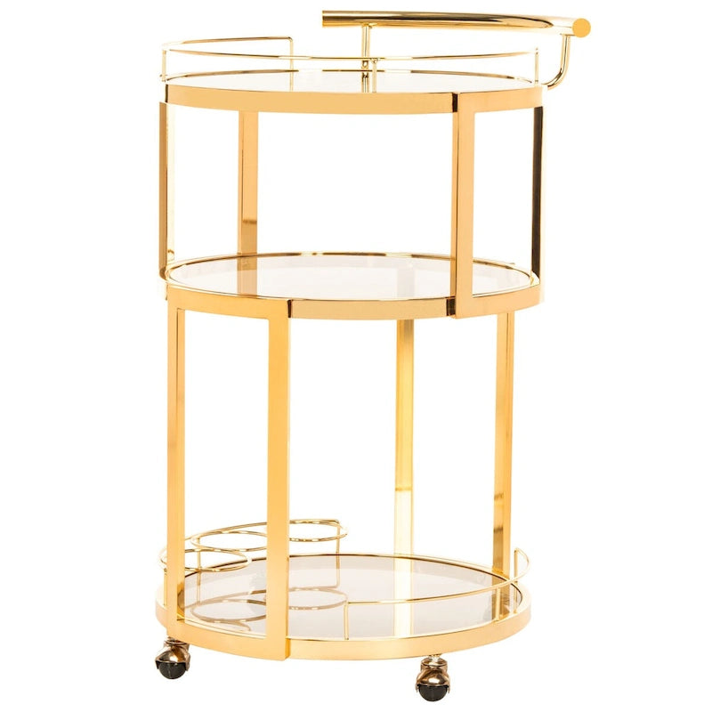 Carro de bar redondo de 3 niveles - 22.1 x 19.7 x 34.3 - 22Anx20Pox34Al