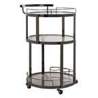 Carro de bar redondo de 3 niveles - 22.1 x 19.7 x 34.3 - 22Anx20Pox34Al