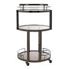 Carro de bar redondo de 3 niveles - 22.1 x 19.7 x 34.3 - 22Anx20Pox34Al