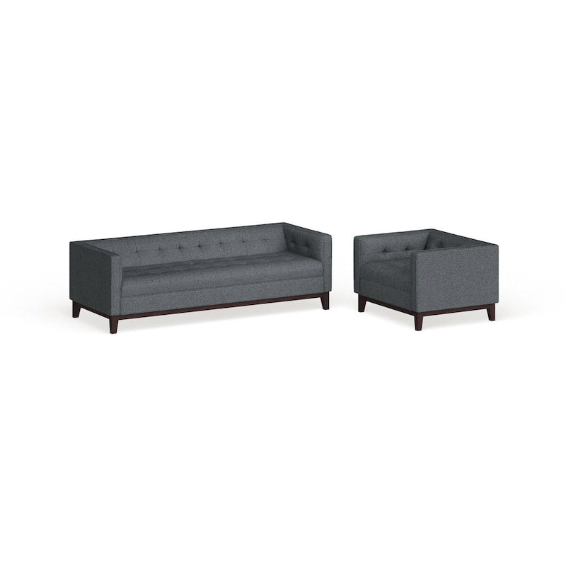 Juego de muebles tapizados de 2 piezas para sala de estar