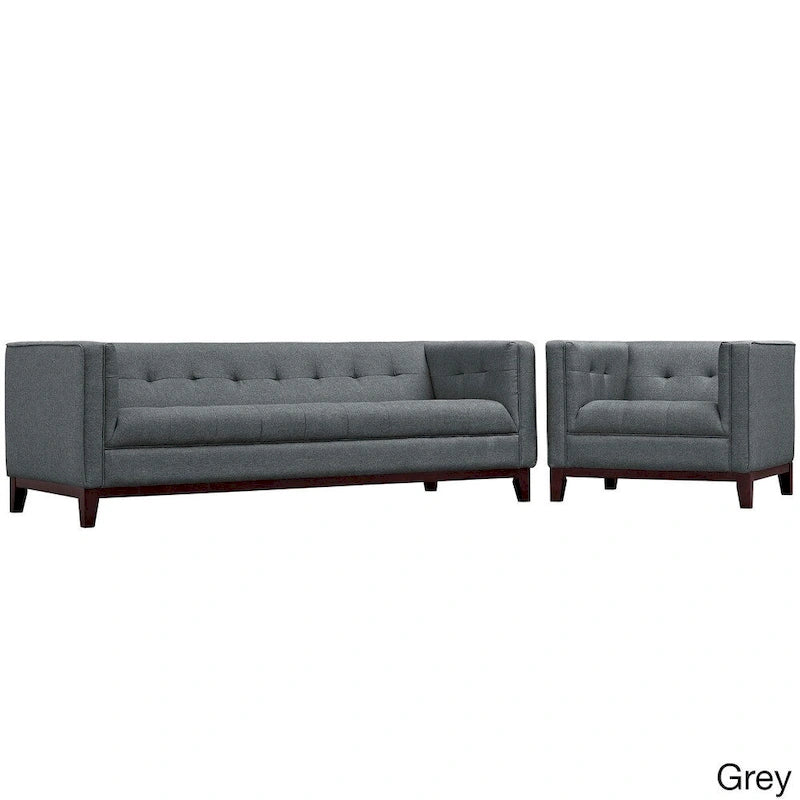 Juego de muebles tapizados de 2 piezas para sala de estar