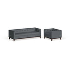 Juego de muebles tapizados de 2 piezas para sala de estar