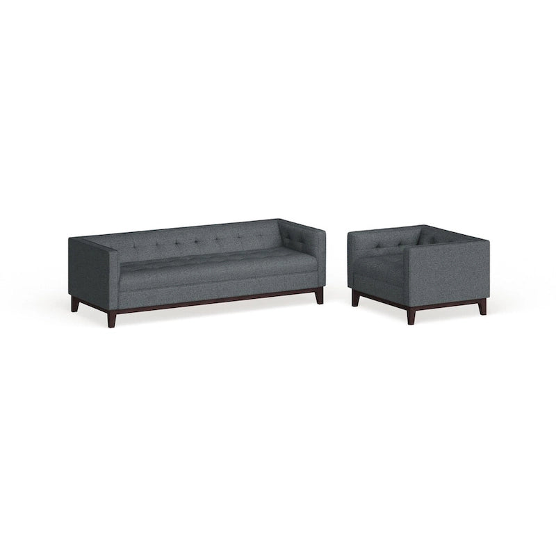 Juego de muebles tapizados de 2 piezas para sala de estar