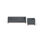Juego de muebles tapizados de 2 piezas para sala de estar