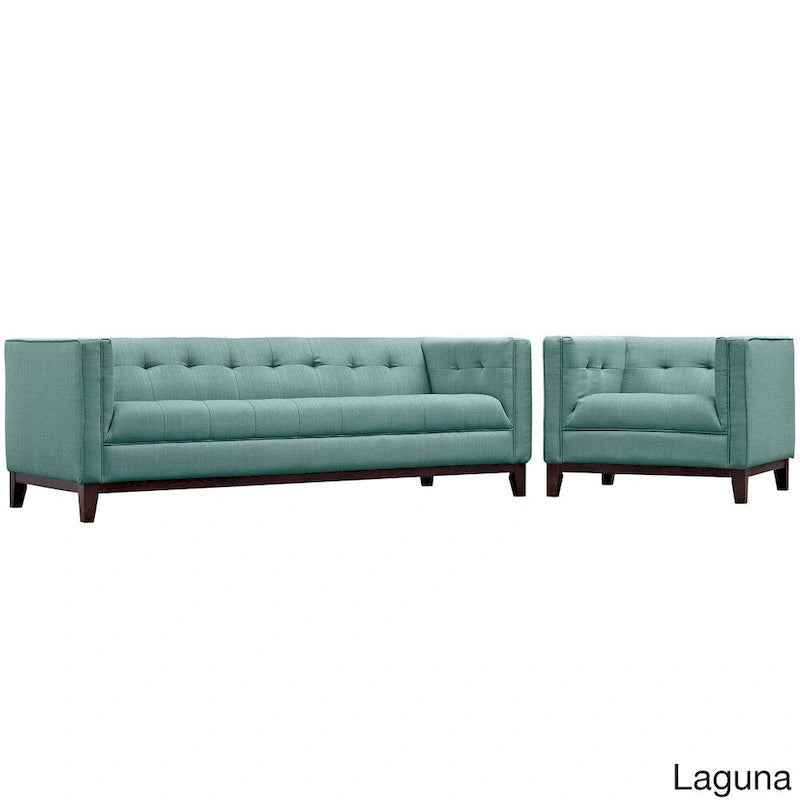 Juego de muebles tapizados de 2 piezas para sala de estar