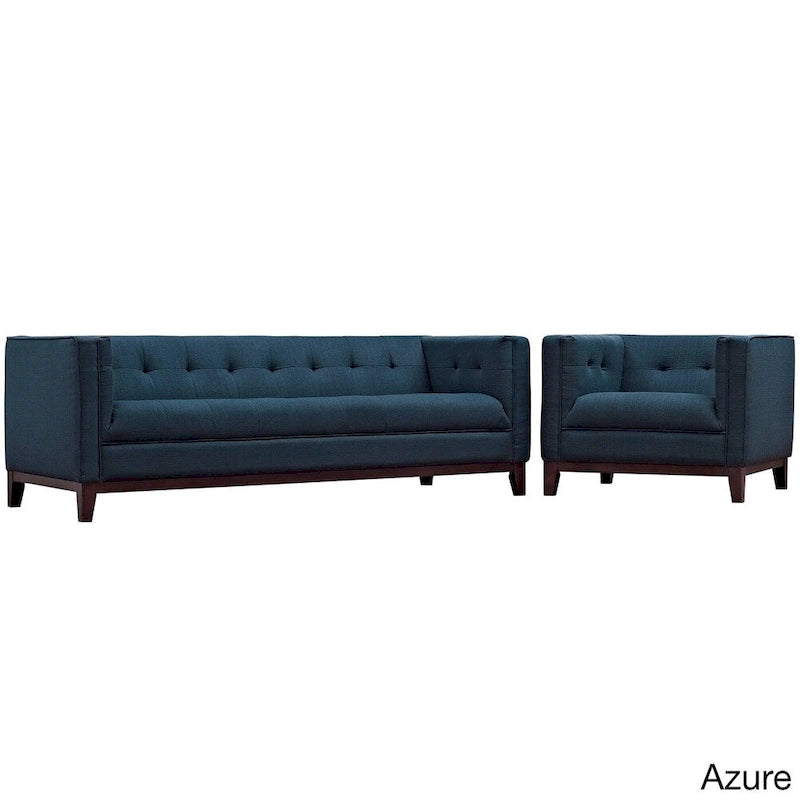 Juego de muebles tapizados de 2 piezas para sala de estar