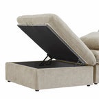 Sofá Seccional Modular Convertible, Sofá Esquinero de 5 Plazas con Almohadas, 2 Sofás Minimalistas de 120,45 para Sala de Estar