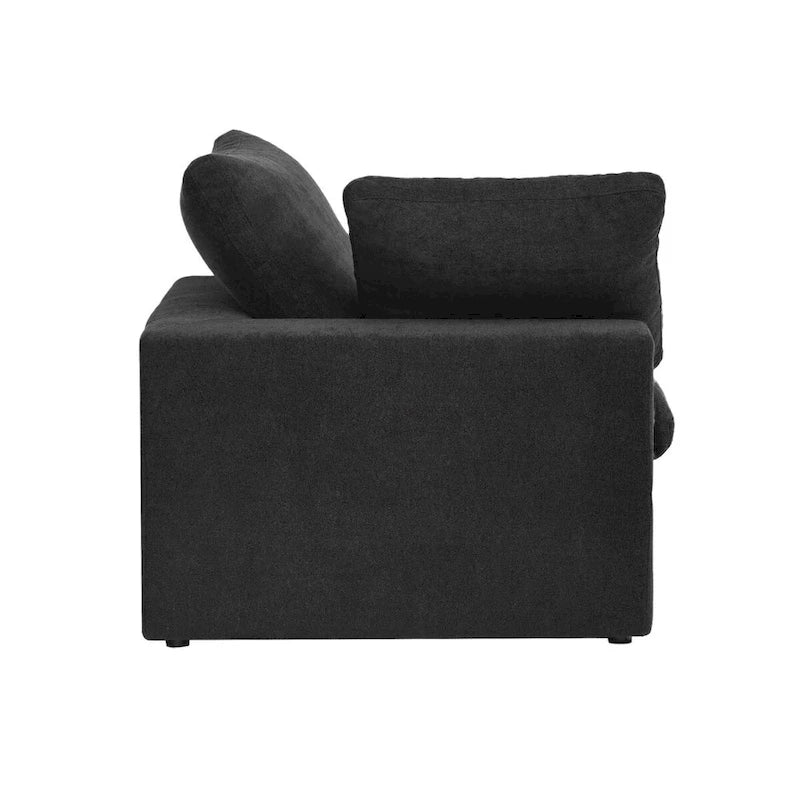Sofá Seccional Modular Convertible, Sofá Esquinero de 5 Plazas con Almohadas, 2 Sofás Minimalistas de 120,45 para Sala de Estar