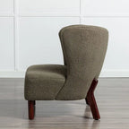 Sillón sin brazos tapizado, sofá individual, silla de lectura moderna para sala de estar, dormitorio