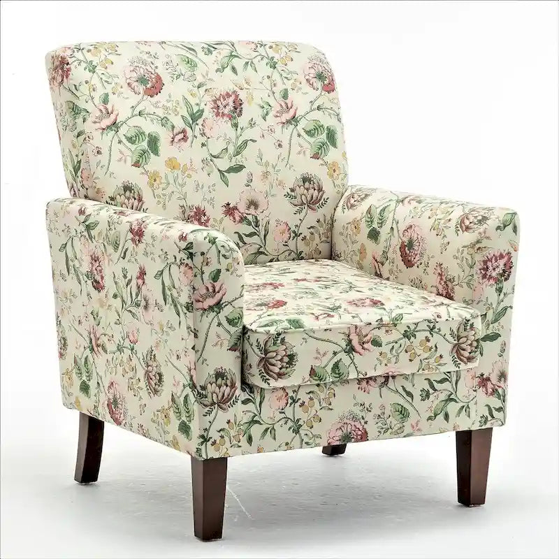 Sillón decorativo contemporáneo con estructura de madera de abedul y tapicería de microfibra