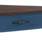 Mesa auxiliar esquinera triangular de madera para sala de estar en espacios pequeños