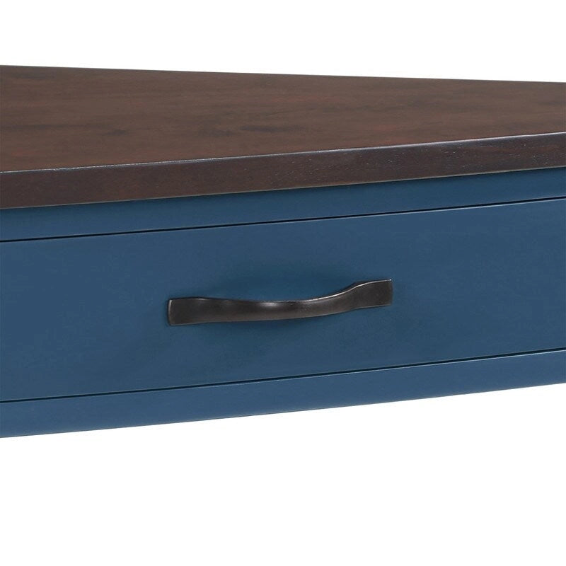 Mesa auxiliar esquinera triangular de madera para sala de estar en espacios pequeños