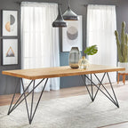 Mesa de comedor de madera maciza