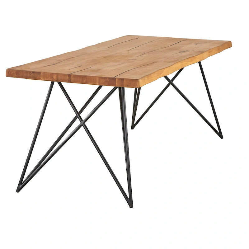 Mesa de comedor de madera maciza
