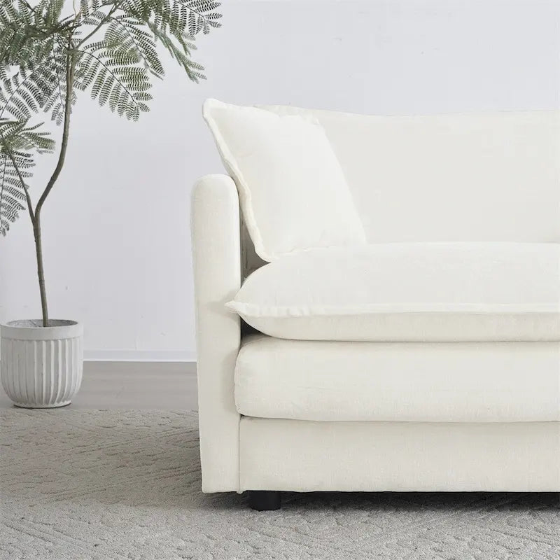 Sofá de 3, sofá de sala de estar de 1+1+3 asientos, silla decorativa, sofá de dos plazas