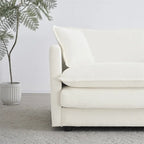 Sofá de 3, sofá de sala de estar de 1+1+3 asientos, silla decorativa, sofá de dos plazas