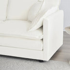 Sofá de 3, sofá de sala de estar de 1+1+3 asientos, silla decorativa, sofá de dos plazas