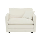 Sofá de 3, sofá de sala de estar de 1+1+3 asientos, silla decorativa, sofá de dos plazas