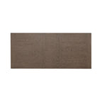 Mesa rectangular de 7 piezas rústica color topo