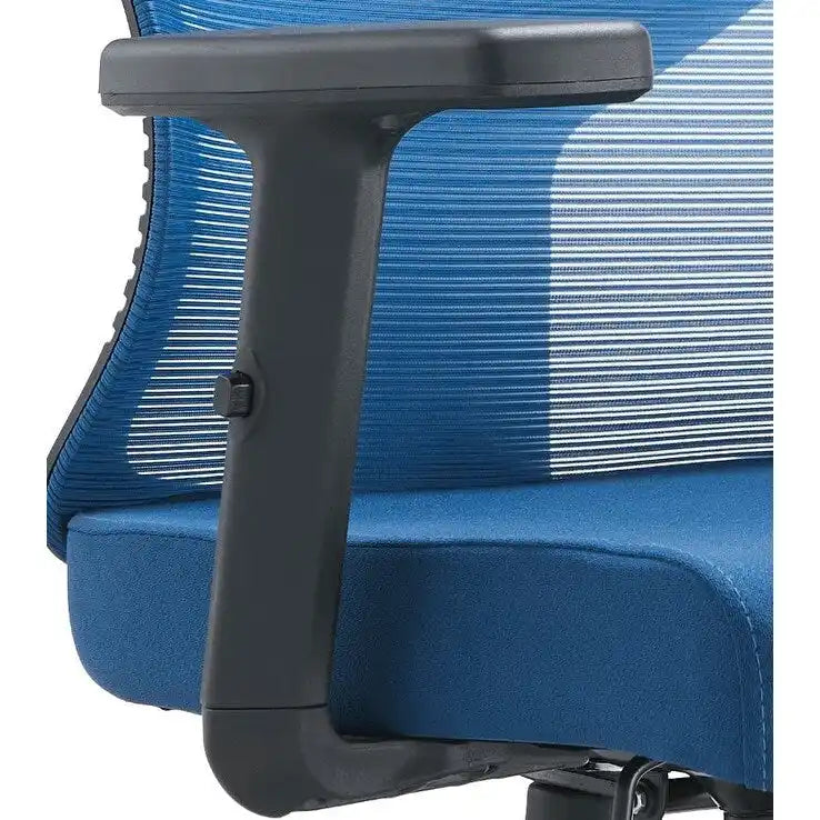 Silla de oficina con respaldo medio, altura ajustable, giro e inclinación