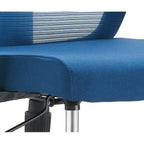 Silla de oficina con respaldo medio, altura ajustable, giro e inclinación