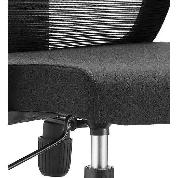 Silla de oficina con respaldo medio, altura ajustable, giro e inclinación