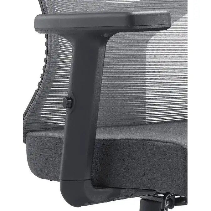 Silla de oficina con respaldo medio, altura ajustable, giro e inclinación