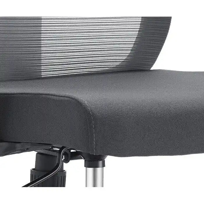 Silla de oficina con respaldo medio, altura ajustable, giro e inclinación