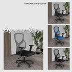 Silla de oficina con respaldo medio, altura ajustable, giro e inclinación