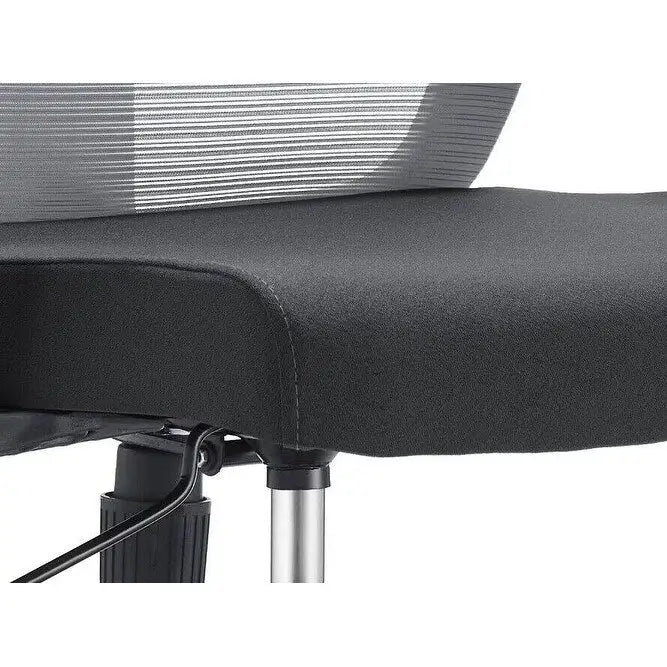 Silla de oficina con respaldo medio, altura ajustable, giro e inclinación