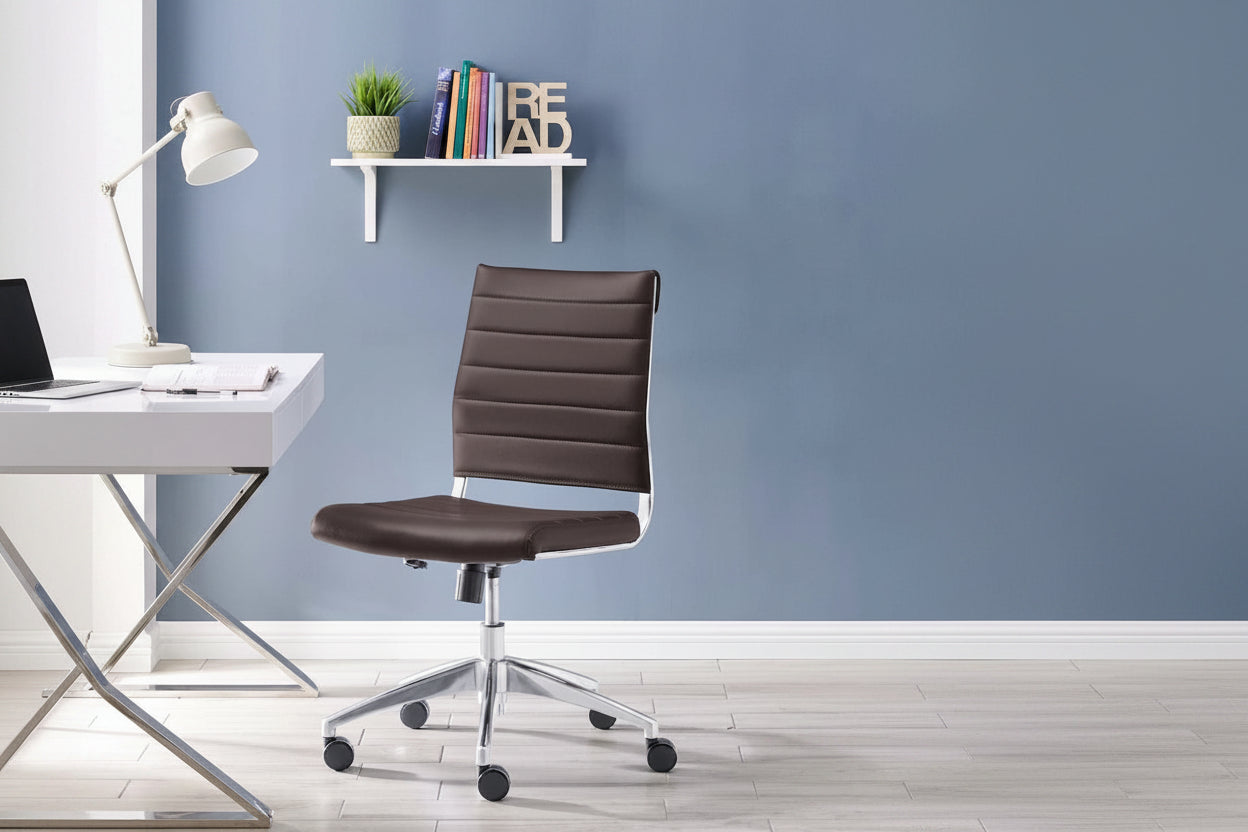 Silla de oficina con respaldo medio