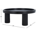 Mesa de centro redonda de 3 patas